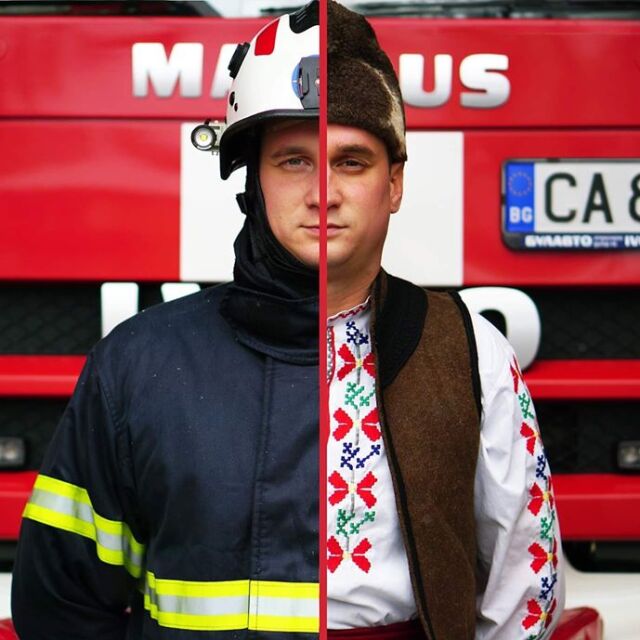Петър Мизюрев, героят в пожарникарска униформа и в носия: Гайдата звучи най-добре сред природата