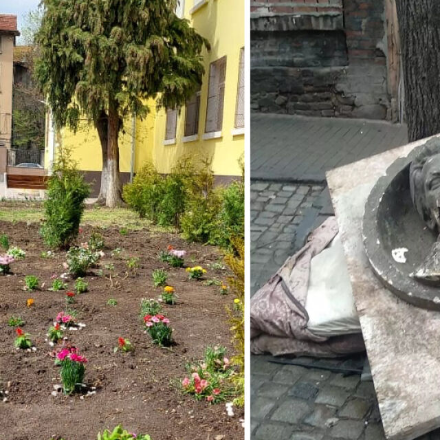 Софийско училище събра над 6000 лв., за да ремонтира барелеф, намерен на боклука