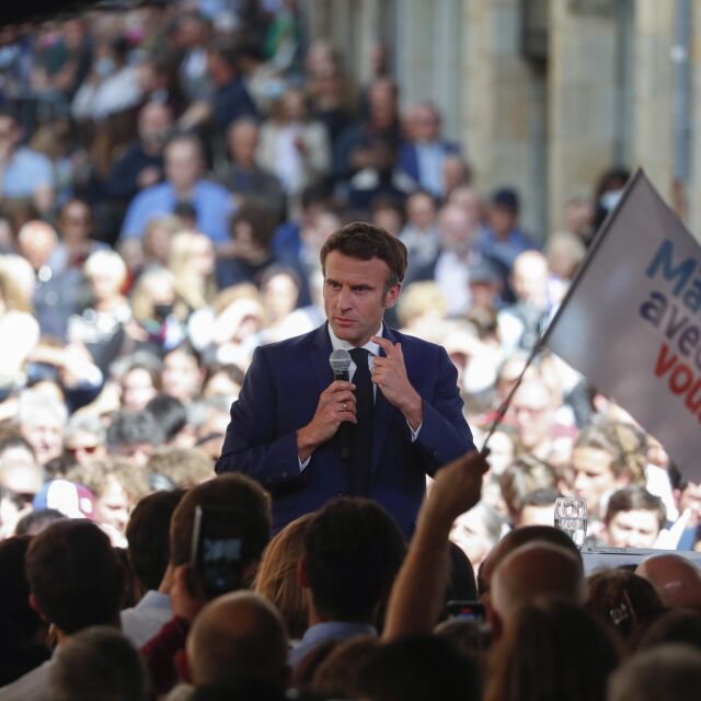 Ден за размисъл във Франция: Прогнози дават 10% преднина за Макрон на президентските избори