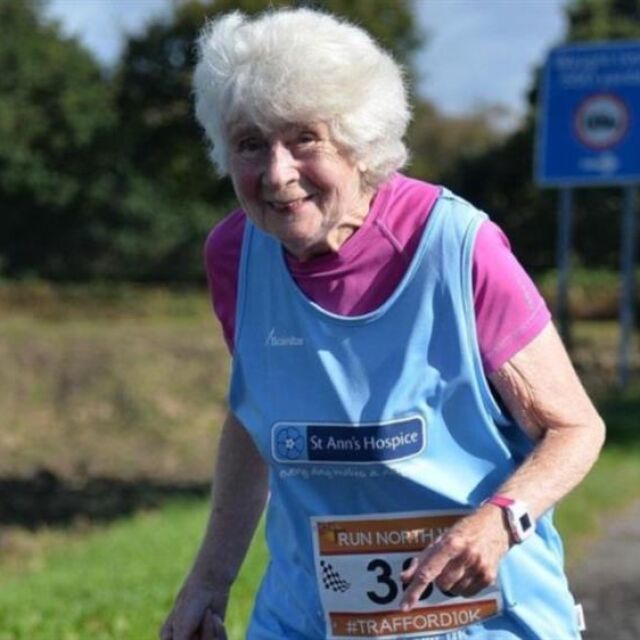 85-годишна, която бяга благотворително, стана рекламно лице на „Адидас“ (СНИМКИ)