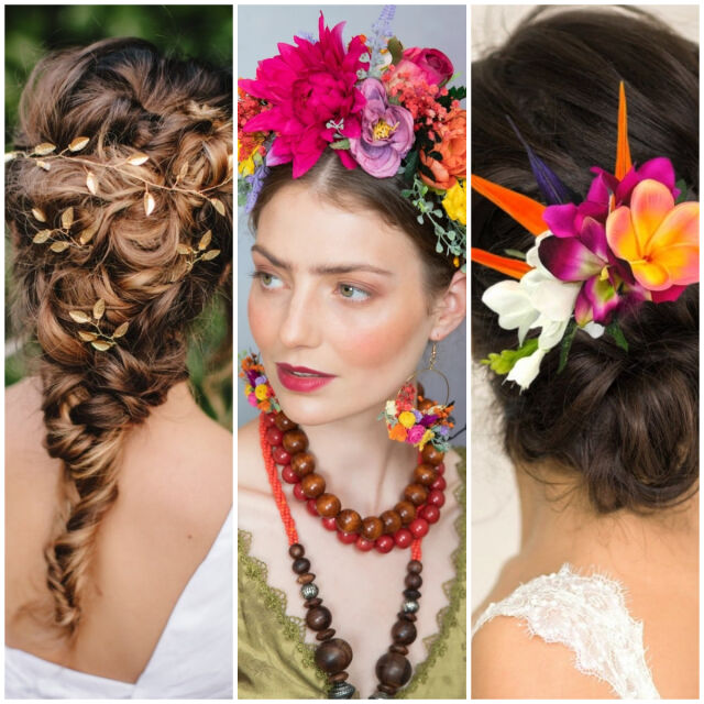 10 модни аксесоара с цветя за косата, с които да отпразнувате пролетта
