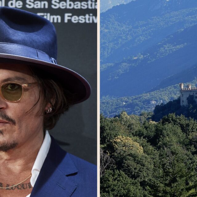 Джони Деп си набеляза древен замък в Италия 