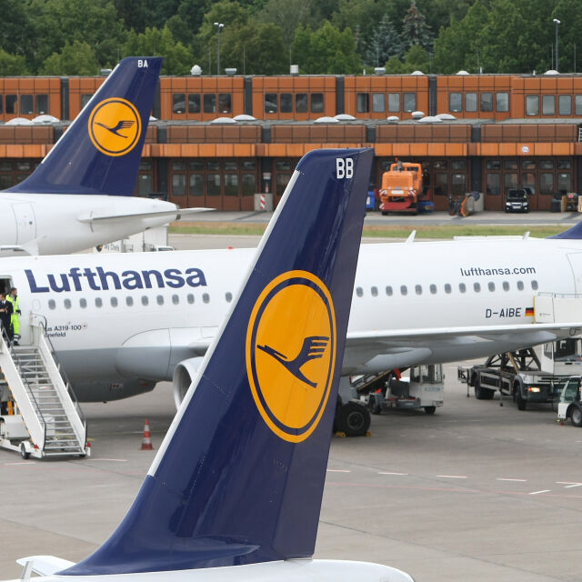 Нов протест на Lufthansa: Без полети от 4 часа във вторник до 7:10 часа в сряда