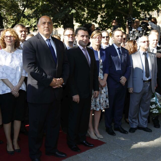 Българският химн прозвуча на националния празник на Македония