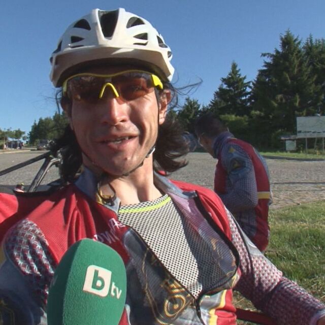Борислав Йорданов с рекорд на две колела по маршрута „Ком – Емине”