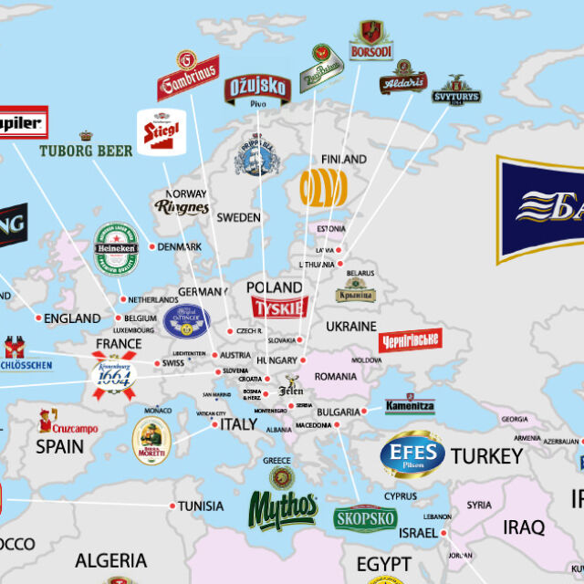 Най-популярните бири във всяка страна по света