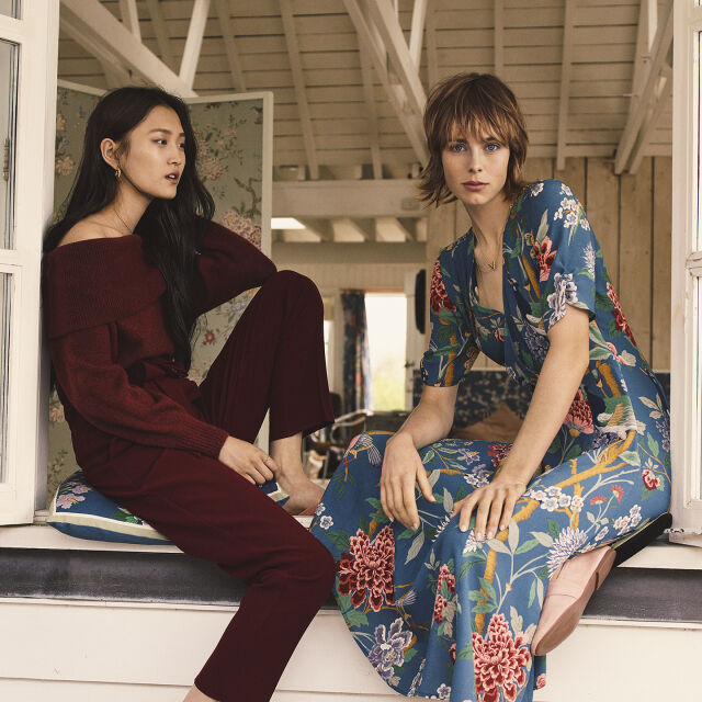 10 снимки от новата дамска колекция на H&M х GP & J BAKER