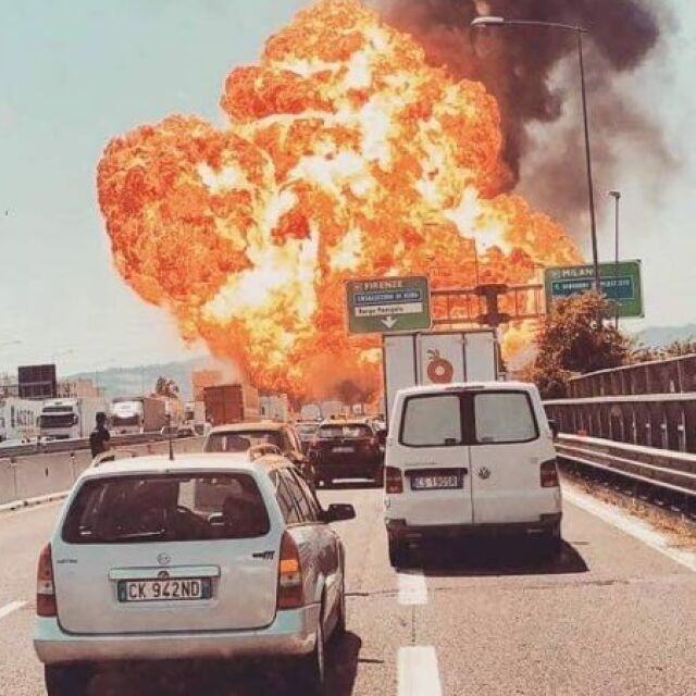 Експлозия до летището в Болоня