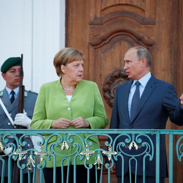 Путин и Меркел продължават с подкрепата си за „Северен поток - 2"