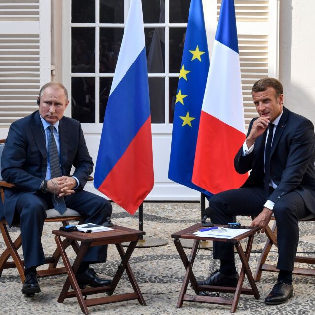 Путин и Макрон в търсене на „нови прагматични отношения” между Европа и Русия