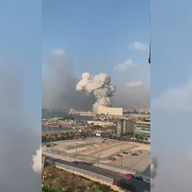 Мощна експлозия в ливанската столица Бейрут, има жертви и разрушения