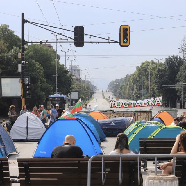 31 дни недоволство: Протестиращите възстановиха блокадите на "Орлов мост" и пред МС 