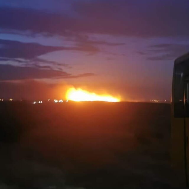 Евакуираха хасковското село Присадец заради големия пожар