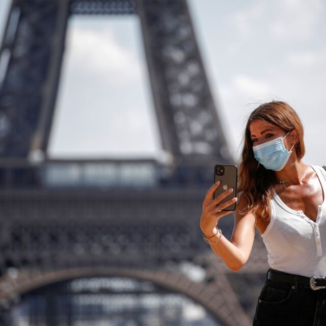 Задължителните маски на открито в Париж: Глобата за нарушителите е 135 евро