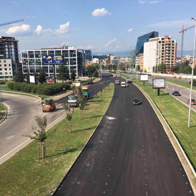 Отварят обновен участък от бул. „България“ в София