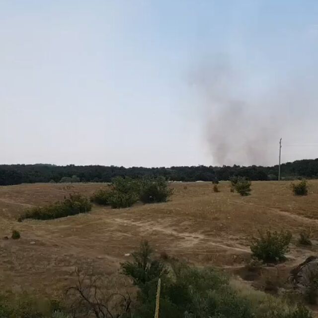 Пожар край хасковското село Брягово