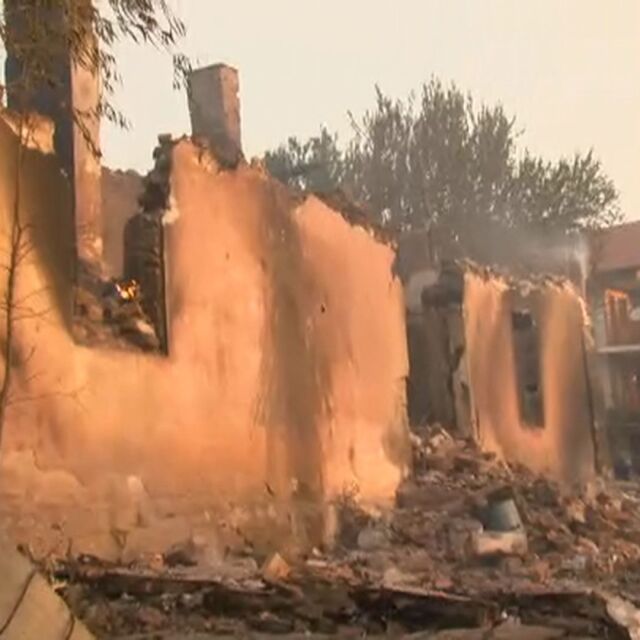 Огнена стихия в Кюстендилско: Изгорели са 15 вили и необитаеми къщи