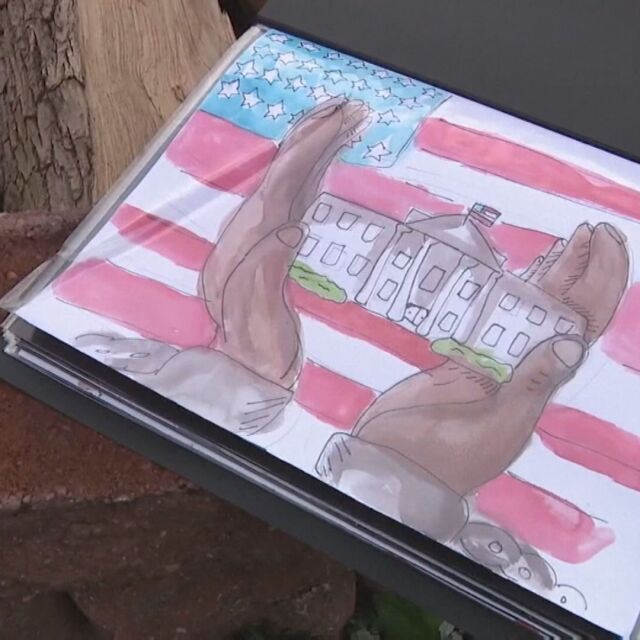Картина за робството спечели конкурса за детска рисунка на Белия дом