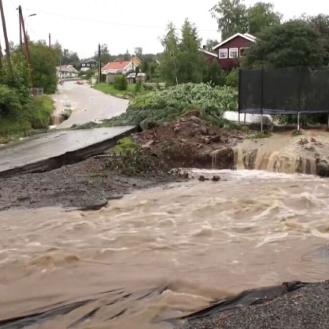 Бурята „Ханс“ – евакуация, свлачища и наводнения в Северна Европа