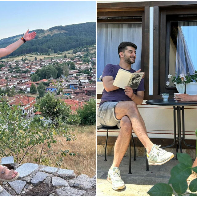 Романтика и много история: Сашо Кадиев и Ивелина Чоева на почивка в Копривщица