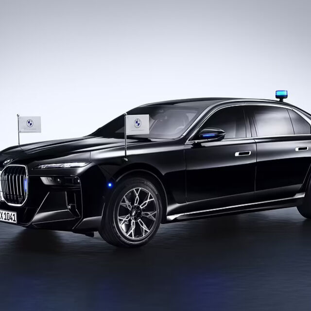 BMW пуска първия брониран електрически автомобил (ВИДЕО + СНИМКИ)