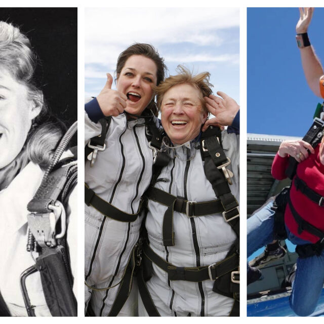 "За това живея!" 84-годишна баба ще скочи с парашут 1000 пъти. Ще успее ли? (СНИМКИ)