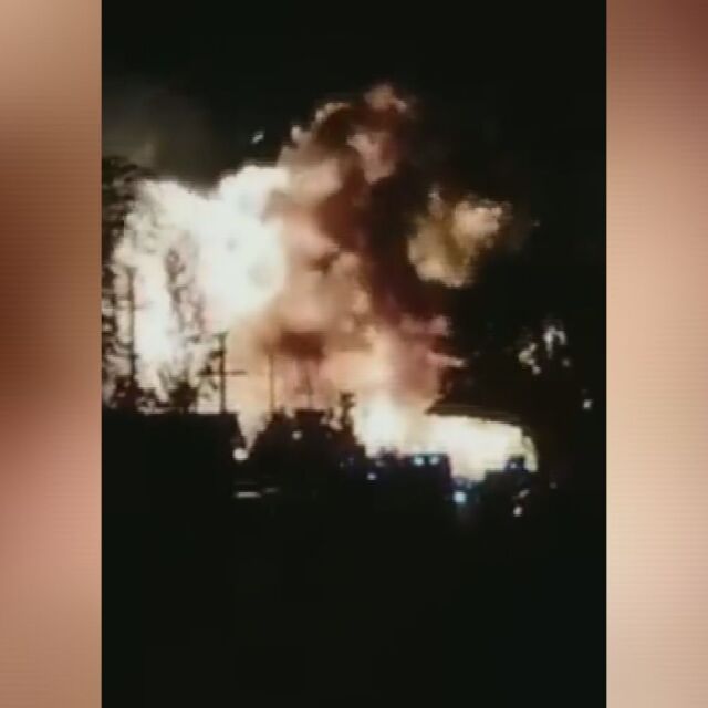 Вижте експлозията на бензиностанция в Креведия (ВИДЕО)