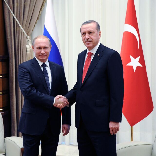 Ердоган и Путин ще се срещнат на 22 октомври, за да обсъдят конфликта в Сирия