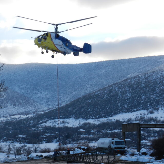 Хеликоптер отстрани най-голямата авария в Белоградчик (СНИМКИ)