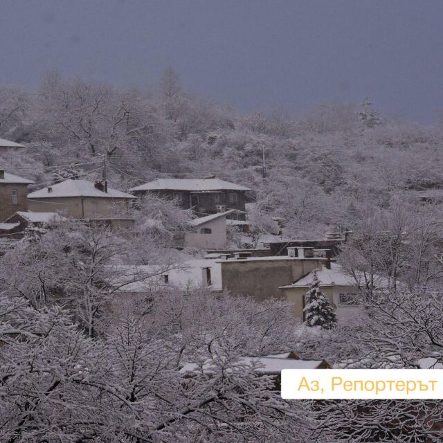 Снежни виелици в Северна България