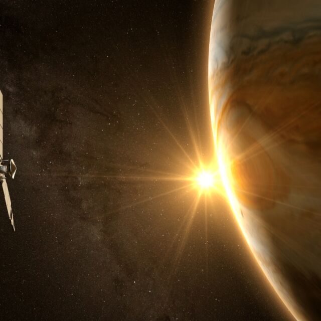 Сондата „Юнона” се доближи успешно до Юпитер за трети път