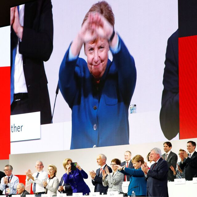 Последната реч на Ангела Меркел като лидер на ХДС (СНИМКИ И ВИДЕО) 