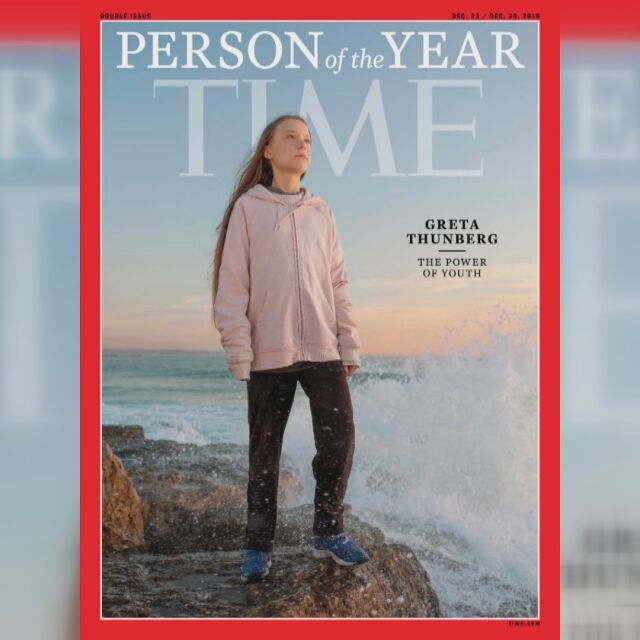 Грета Тунберг е „Личност на годината 2019“ на списание „Тайм“