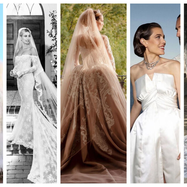 Гласувайте в нашата анкета за най-ослепителните звездни сватбени рокли на 2019 г.