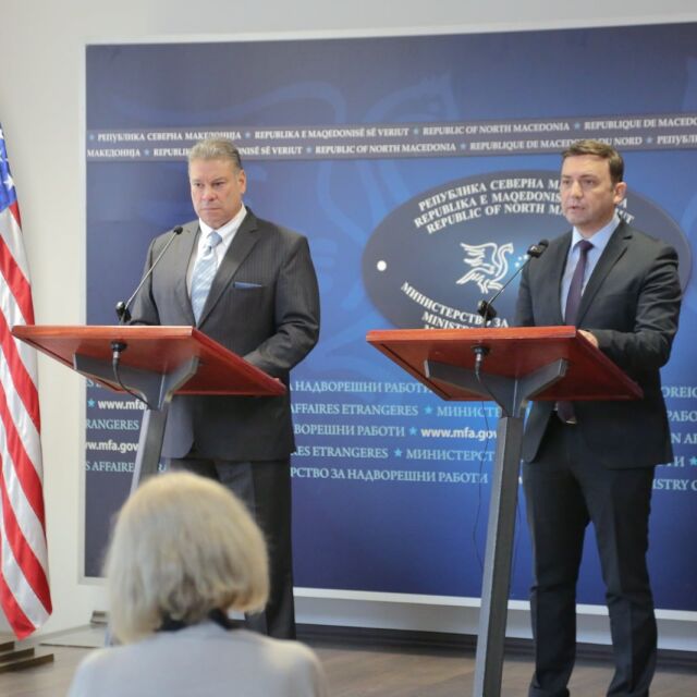 Ескобар: САЩ работят с европейските си партньори за започване на преговори със С. Македония
