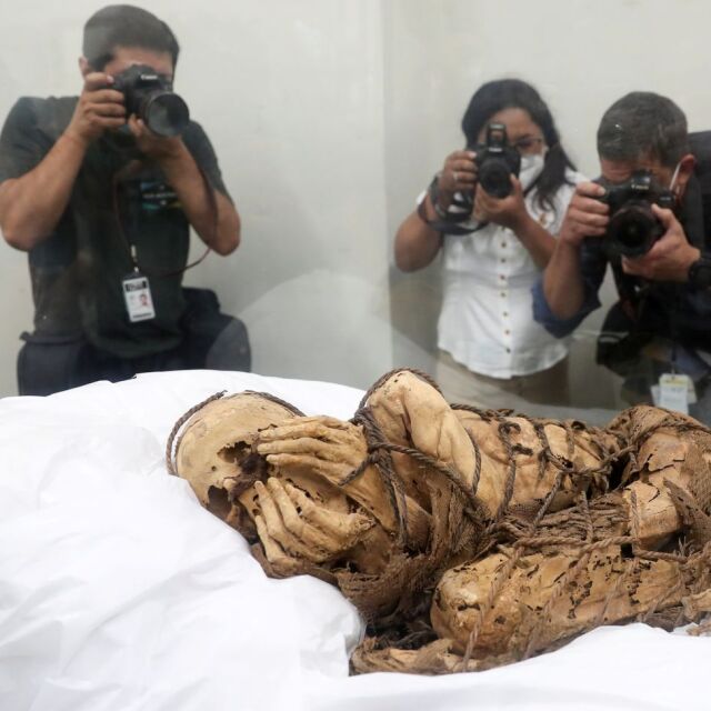 Археолози откриха мумия на около 1200 г.