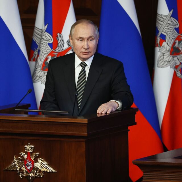 Владимир Путин с остро предупреждение към НАТО