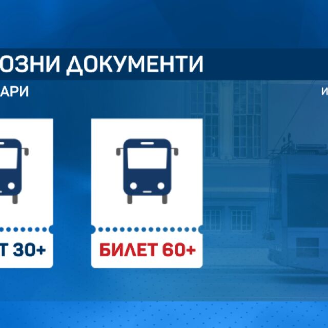Как ще използваме билетите за 30 и 60 минути в София?
