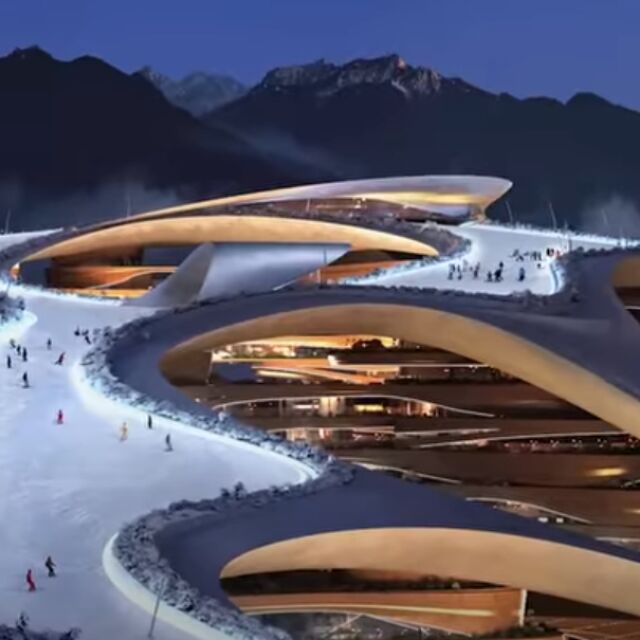 Саудитска Арабия строи мега ски курорт в пустинята