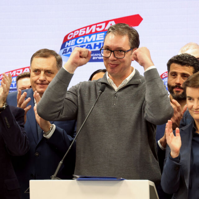Партията на Вучич пак печели парламентарните избори в Сърбия  