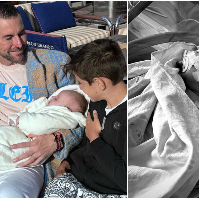 3-месечното бебе на Филип Плейн в тежко състояние в болница: Не ми останаха сълзи (ВИДЕО)