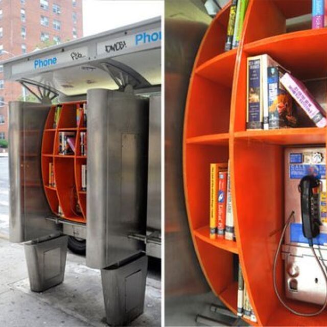 Телефонните кабини в Ню Йорк стават библиотеки