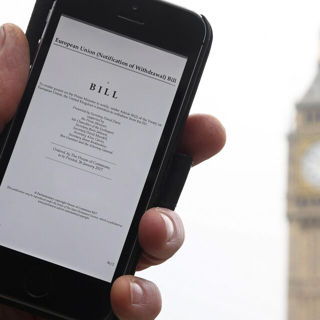 Долната камара на британския парламент одобри законопроекта за брекзит