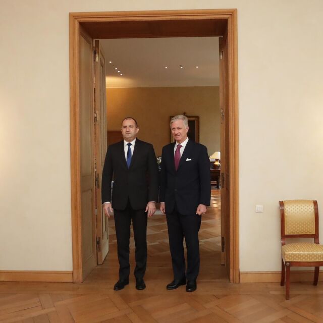 Президентът Румен Радев се срещна с белгийския крал