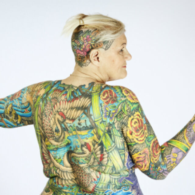 69-годишна жена е най-татуираната в света