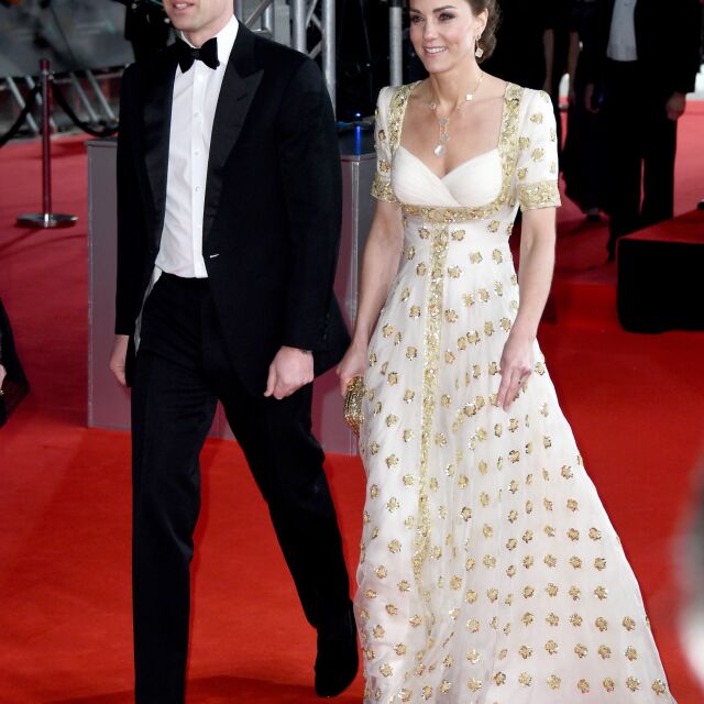 Защо Кейт Мидълтън озари червения килим на БАФТА с рокля, която е носила през 2012 г.