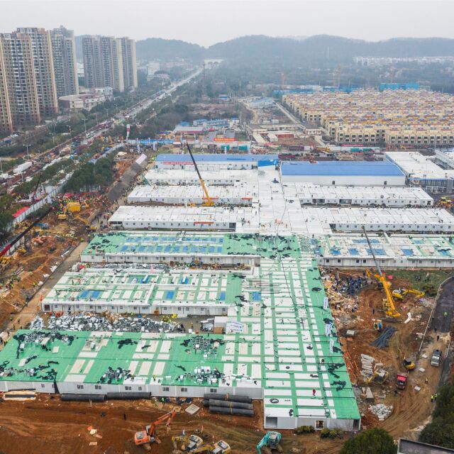 Как Китай успя да построи болница за 8 дни?