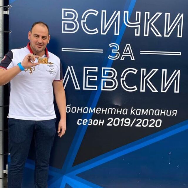 Петър Стойчев и баскетболният "Левски" си взеха сезонни карти за "Герена" (ВИДЕО)