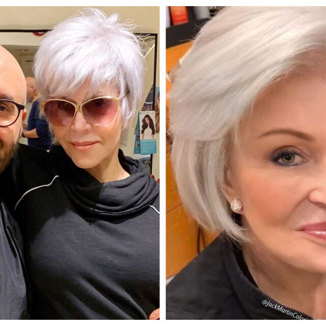 Бялото е новото русо: след Джейн Фонда и Шарън Озбърн боядиса косата си бяла