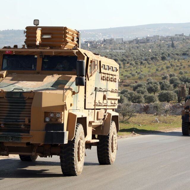 „Русия 24“: Турска артилерия обстрелва сирийски и руски самолети в Идлиб